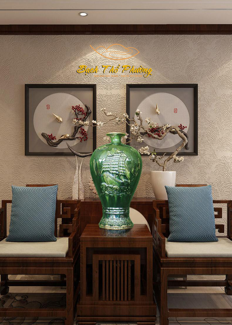bình gốm phong thủy