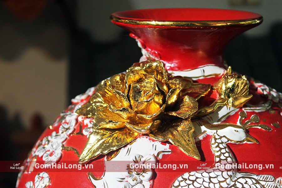 bình hút lộc chim công