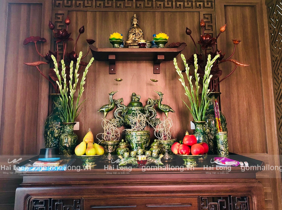 đồ thờ gốm sứ Bát Tràng