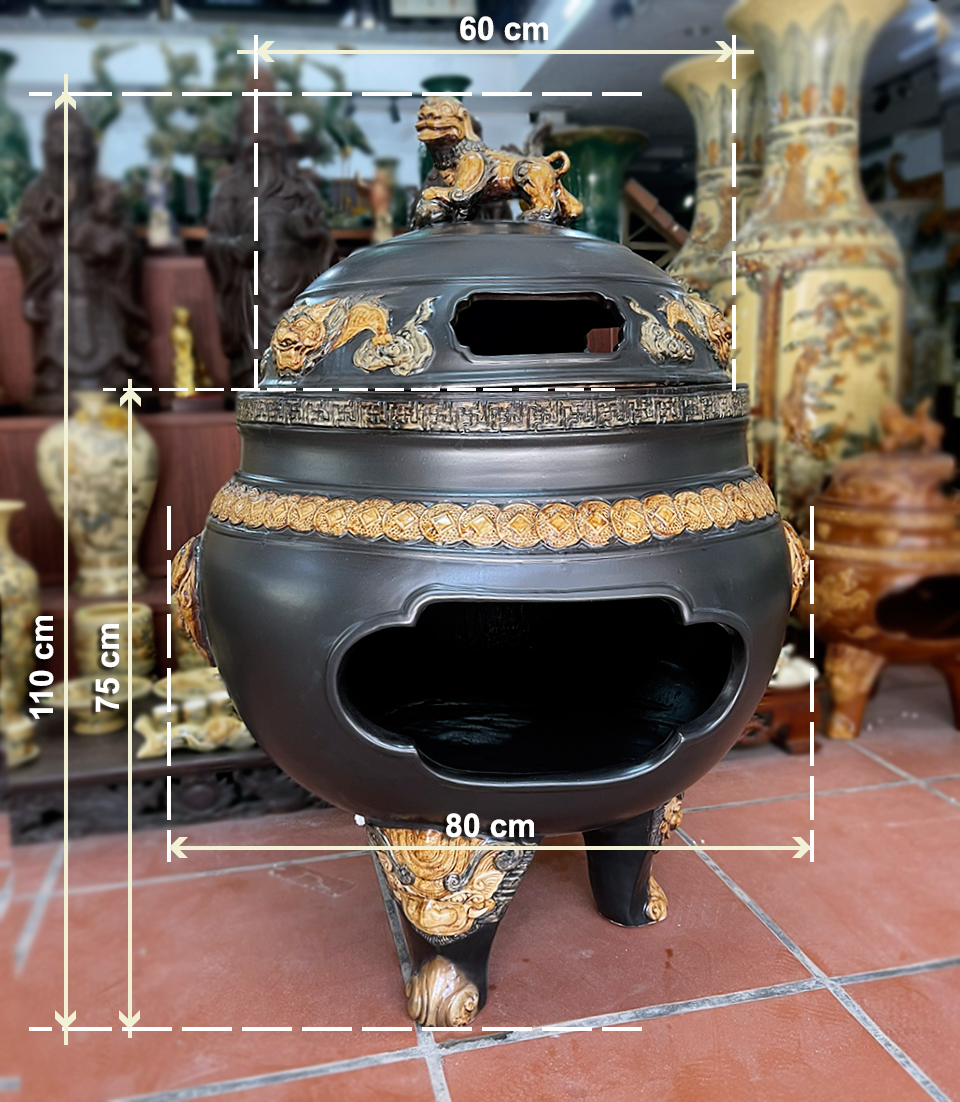 kích thước lư hoá vàng cho chung cư