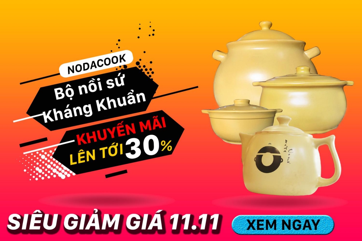 nồi sứ kháng khuẩn