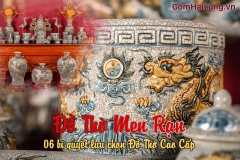 Đồ thờ men rạn