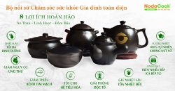 08 Lợi ích hoàn hảo với Nồi chảo sứ 100% Thiên nhiên NodaCook