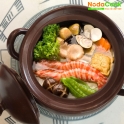 Nồi đất hầm gà thuốc bắc NodaCook 05 Lít (Nâu)