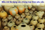 Chum sành đa dạng kích cỡ