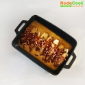 Khay nướng NodaCook chữ nhật 27x21x6 cm (Đen)