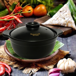 Nồi đất chống dinh cao cấp NodaCook 700 ml (Đen)