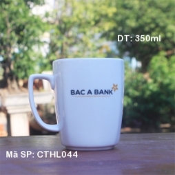 Ca sứ dáng vuông (Trắng)