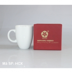 Hộp si lót lụa cốc sứ quà tặng