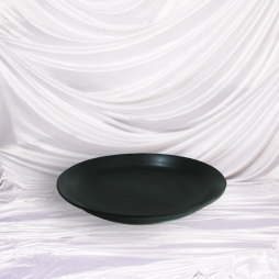 Đĩa tròn men mát đen phi 20