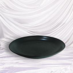 Đĩa tròn men mát đen phi 26