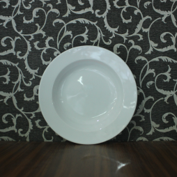 Đĩa sứ sâu lòng phi 20cm (Trắng)