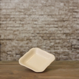 Đĩa muối vuông men mát kem