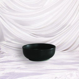 Bát Nhật men mát đen cỡ số 2