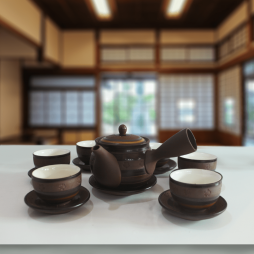 ấm trà tử sa gốm sứ Hải Long Bát Tràng