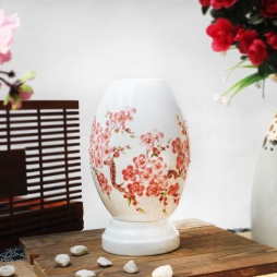 Đèn xông tinh dầu họa tiết hoa mai cỡ lớn