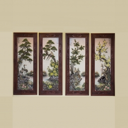 Tranh sứ Tùng Cúc Trúc Mai_08