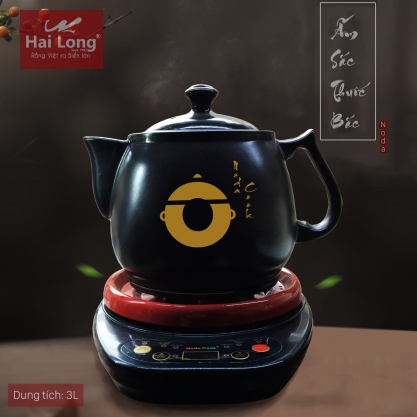 Ấm sắc thuốc bắc NodaCook điện tự động 3L ( Màu đen)
