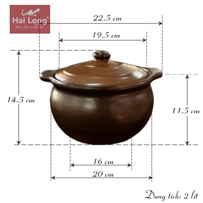 nồi đất Bát Tràng nồi cỡ nhỏ