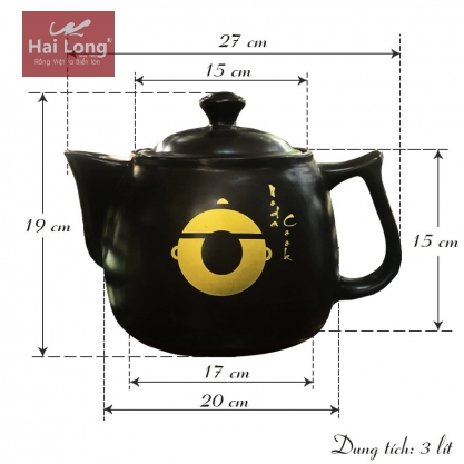 Siêu sắc thuốc bắc NodaCook 3L ( Màu đen)