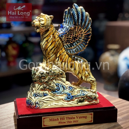 Mãnh hổ thiên vương Gốm sứ Hải Long