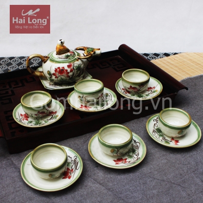 Bộ ấm trà đẹp kiểu dáng Cậu bé chăn trâu 