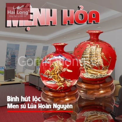 bình hút lộc cho người mệnh hỏa