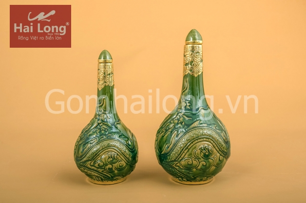 nậm rượu đồ thờ cúng gốm sứ