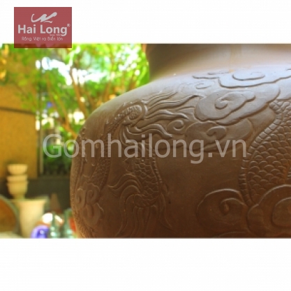 Chum sành ngâm rượu 60 lít - Ngũ Long Tranh Châu