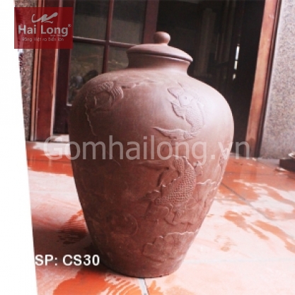 Chum sành ngâm rượu 30 lít Ngàn Năm Dư Dật - Tích cổ 