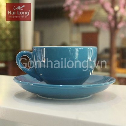 Tách cà phê capuchino men xanh