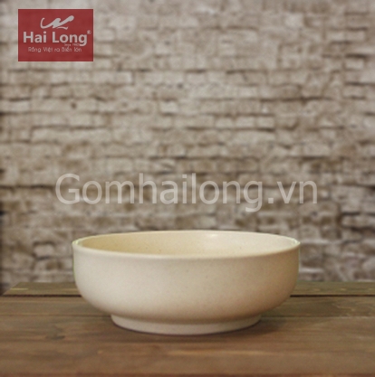 Bát Nhật men mát kem cỡ số 1