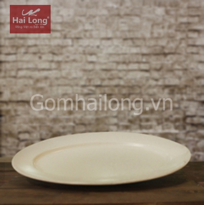 Đĩa bầu dục men mát kem cỡ số 1