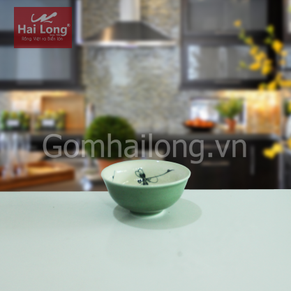 Bát mắm bé vẽ chuồn