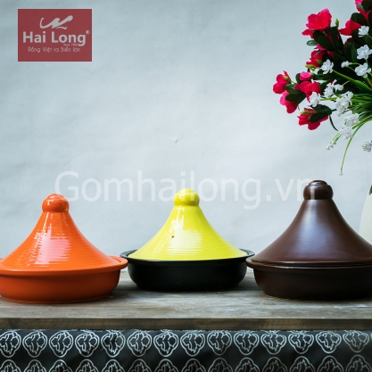 Bộ 03 Nồi đất Noda Tagine nấu cơm chiên 