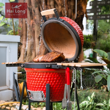 Lò nướng BBQ Noda Kamado kèm chân kê xe đẩy