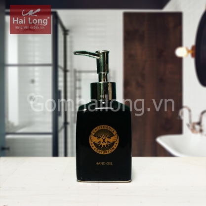 Bình phịt vuông in logo thương hiệu Califonia Centuryon (Đen)