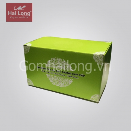 Hộp Carton xanh 