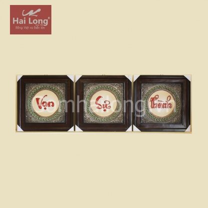 Tranh sứ vuông Vạn Sự Thành