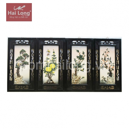 Tranh sứ Tùng Cúc Trúc Mai_1