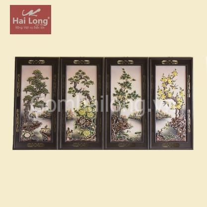 Tranh sứ Tùng Cúc Trúc Mai_10