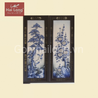 Tranh sứ Tùng Cúc Trúc Mai_14