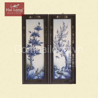 Tranh sứ Tùng Cúc Trúc Mai_14
