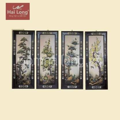 Tranh sứ Tùng Cúc Trúc Mai_15