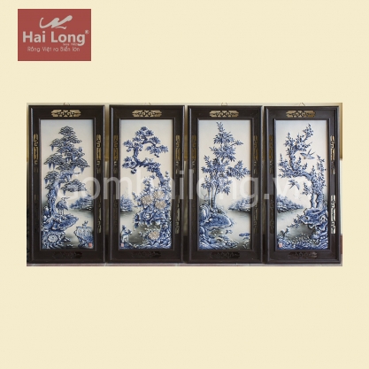 Tranh sứ Tùng Cúc Trúc Mai_16