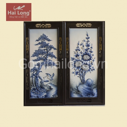 Tranh sứ Tùng Cúc Trúc Mai_17