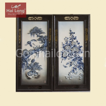 Tranh sứ Tùng Cúc Trúc Mai_18