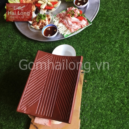 ngói nướng thịt